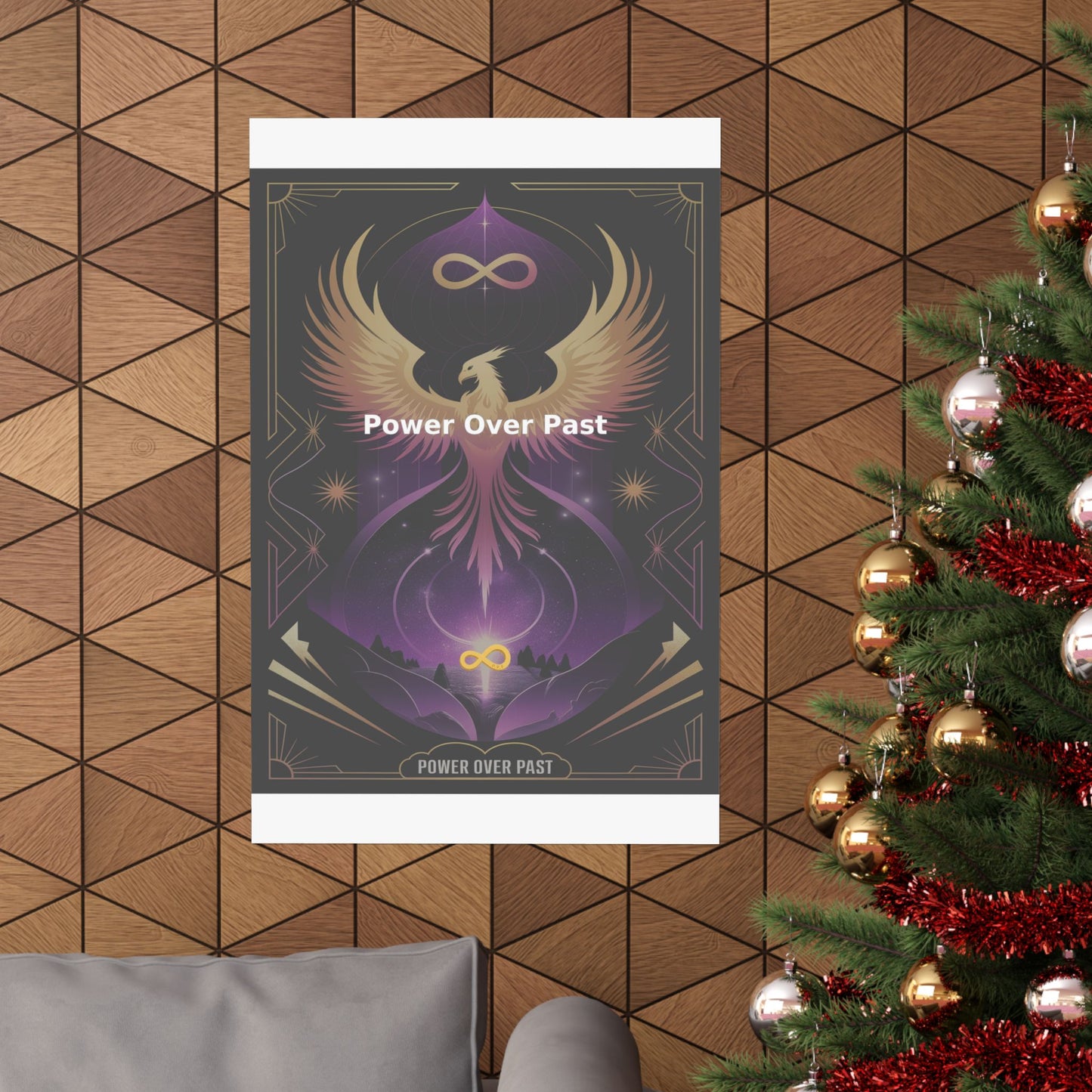 Power Over Past - Matte Vertical Posters