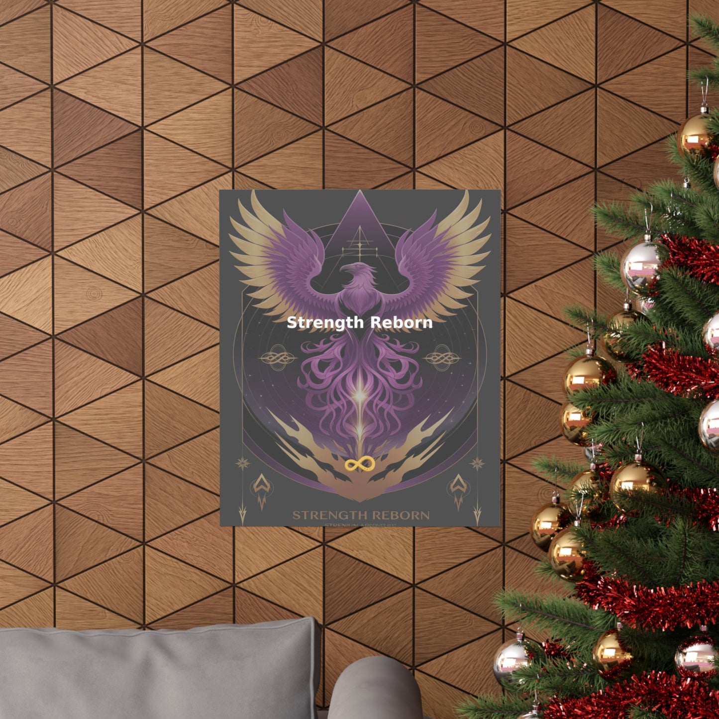 Strength Reborn - Matte Vertical Posters