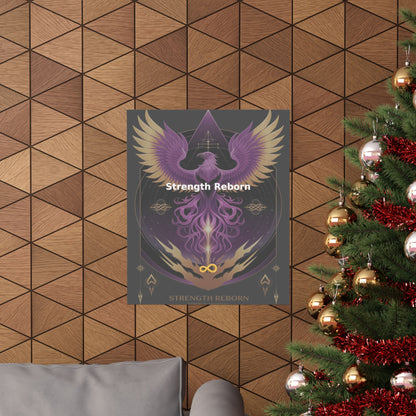 Strength Reborn - Matte Vertical Posters