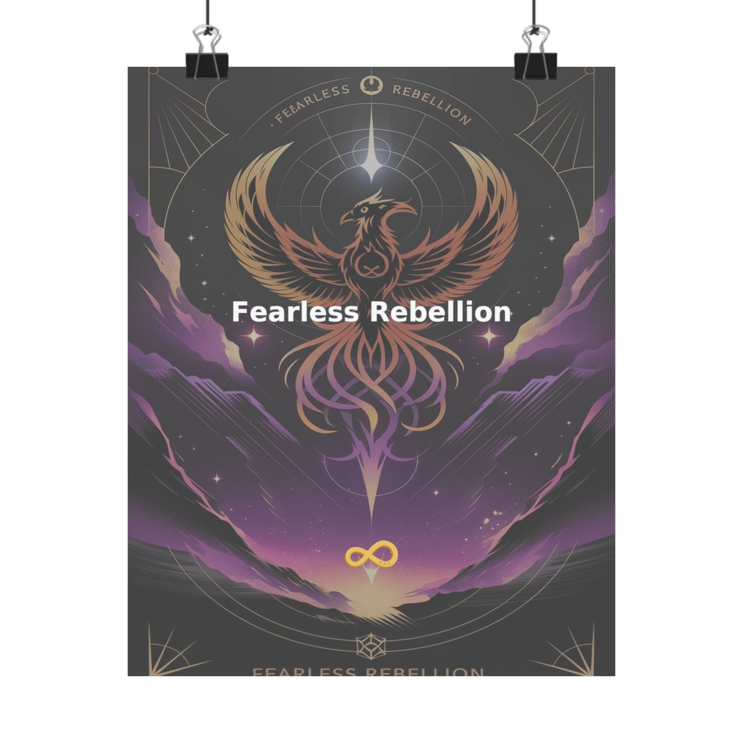Fearless Rebellion - Matte Vertical Posters