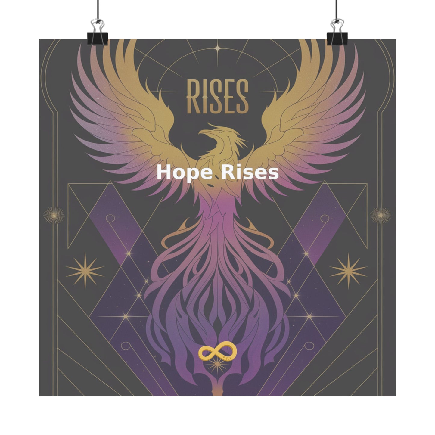Hope Rises - Matte Vertical Posters