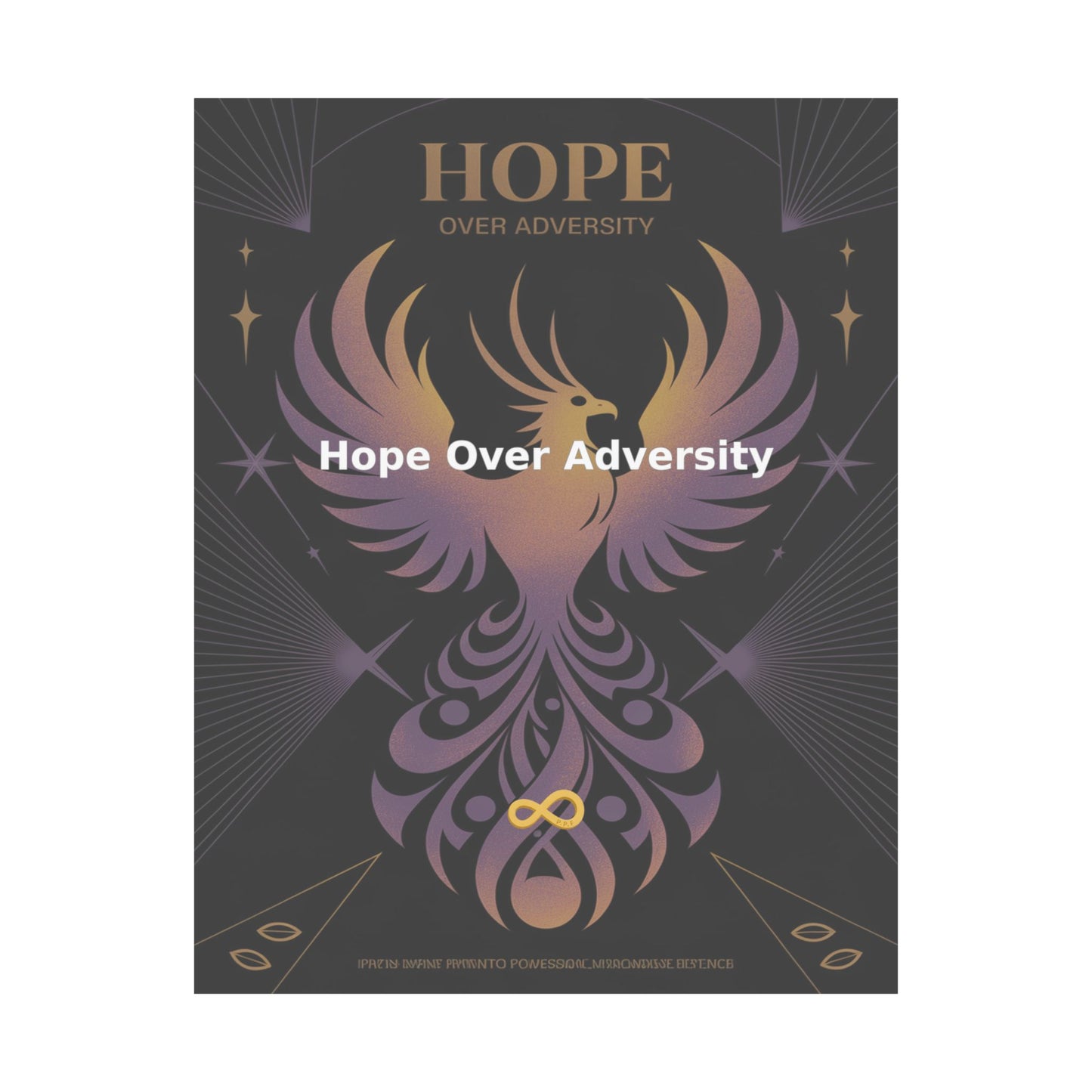 Hope Over Adversity - Matte Vertical Posters