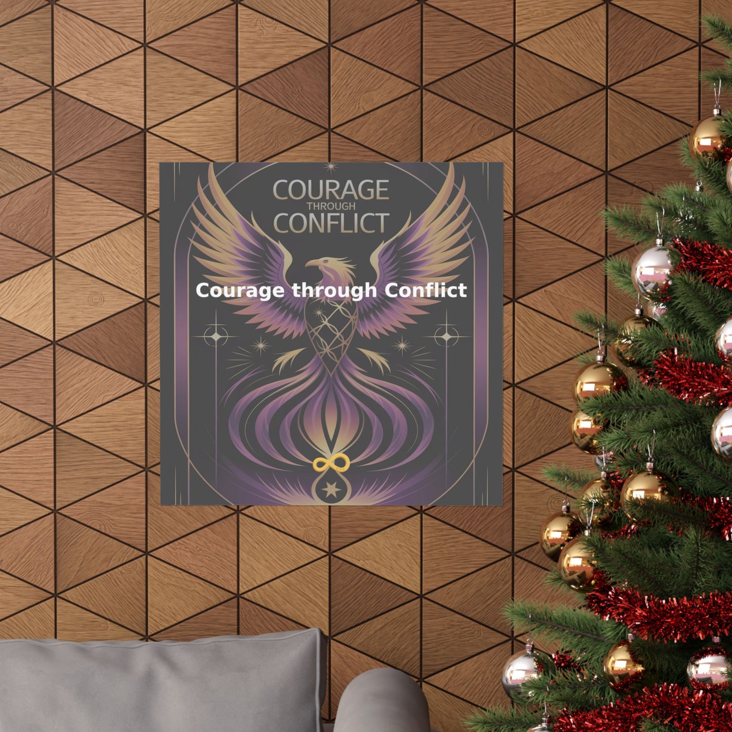 Courage through Conflict - Matte Vertical Posters