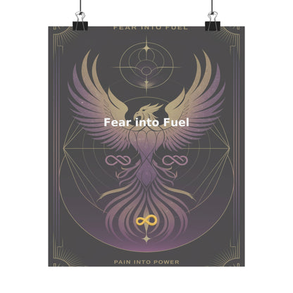Fear into Fuel - Matte Vertical Posters