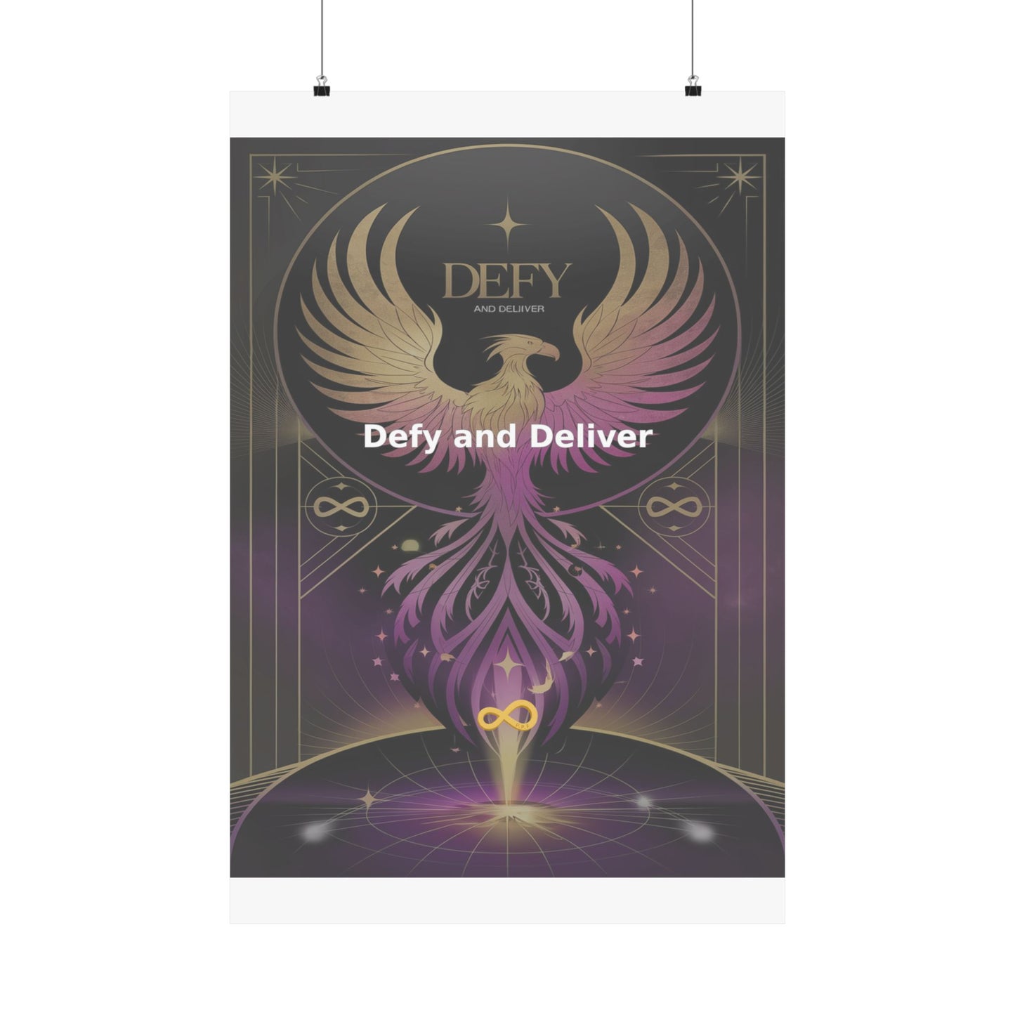 Defy and Deliver - Matte Vertical Posters
