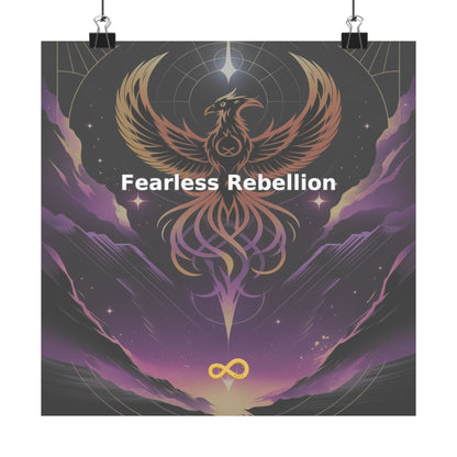 Fearless Rebellion - Matte Vertical Posters