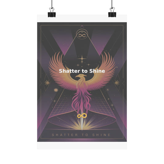 Shatter to Shine - Matte Vertical Posters
