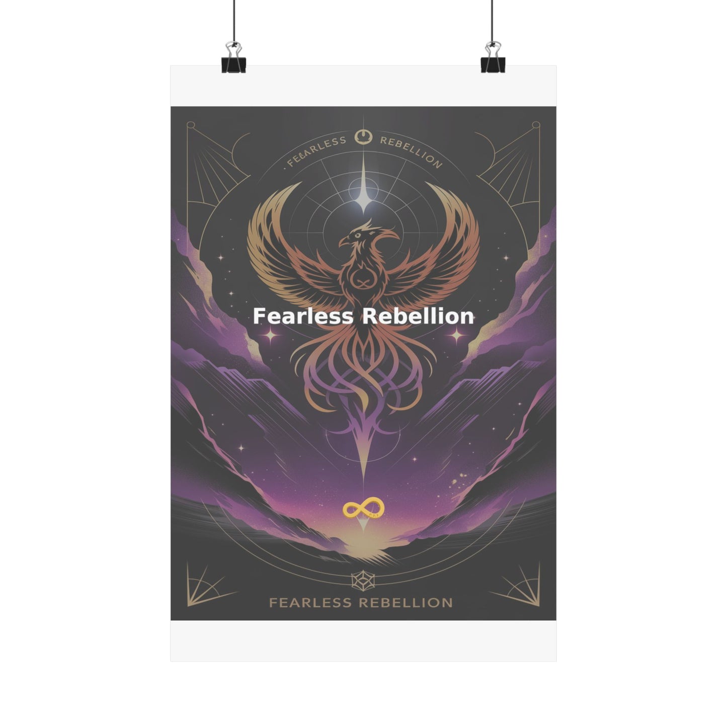 Fearless Rebellion - Matte Vertical Posters
