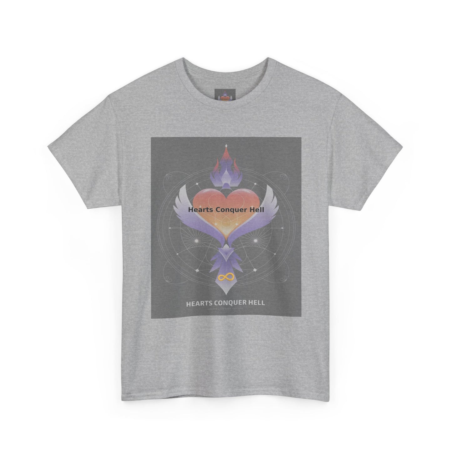 Hearts Conquer Hell - Unisex Heavy Cotton Tee