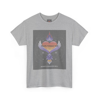 Hearts Conquer Hell - Unisex Heavy Cotton Tee
