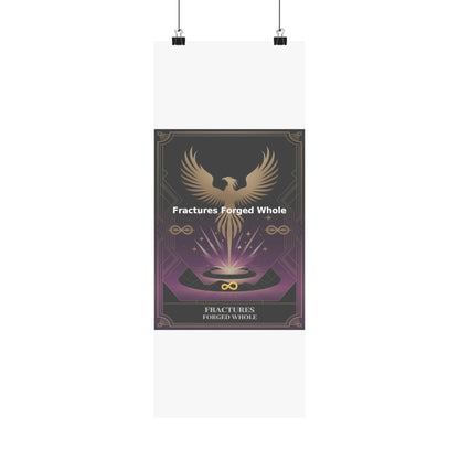 Fractures Forged Whole - Matte Vertical Posters