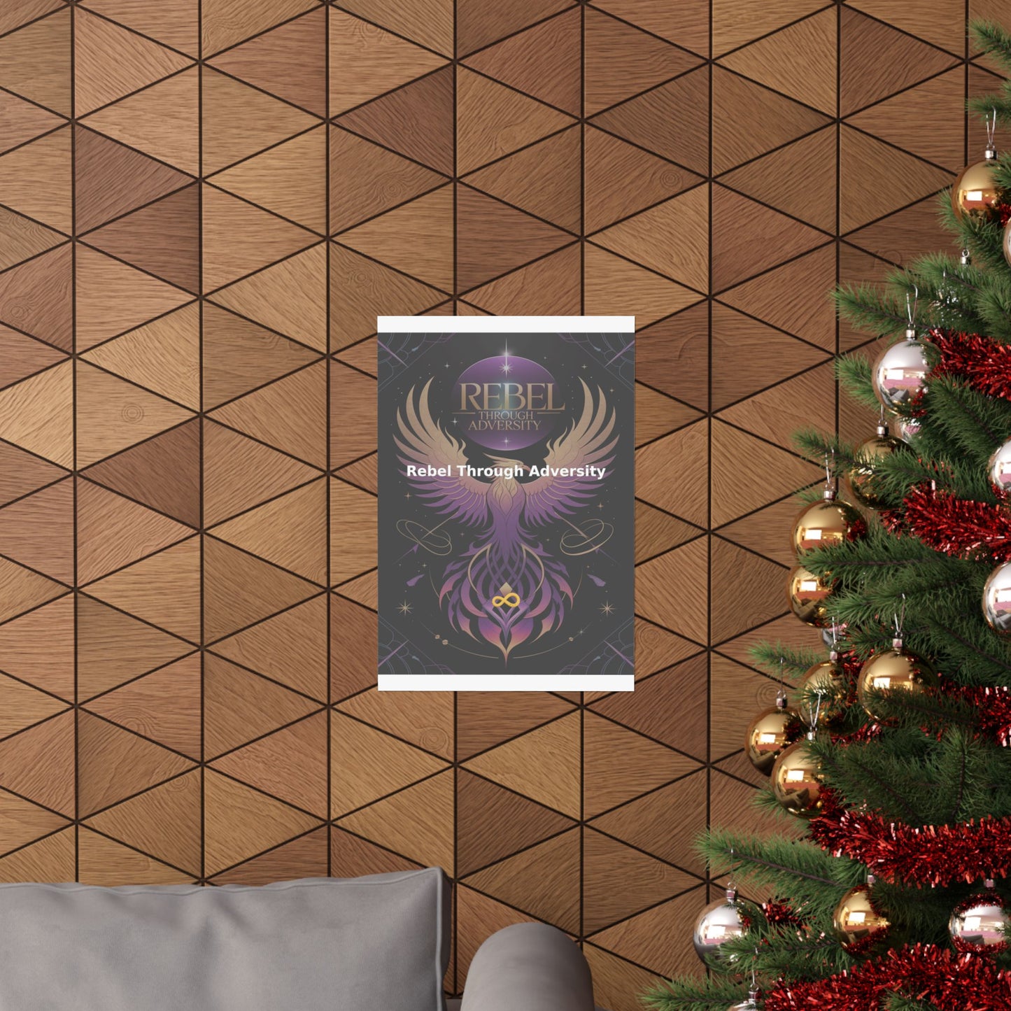 Rebel Through Adversity - Matte Vertical Posters