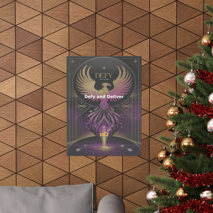 Defy and Deliver - Matte Vertical Posters