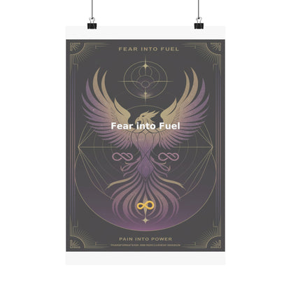Fear into Fuel - Matte Vertical Posters