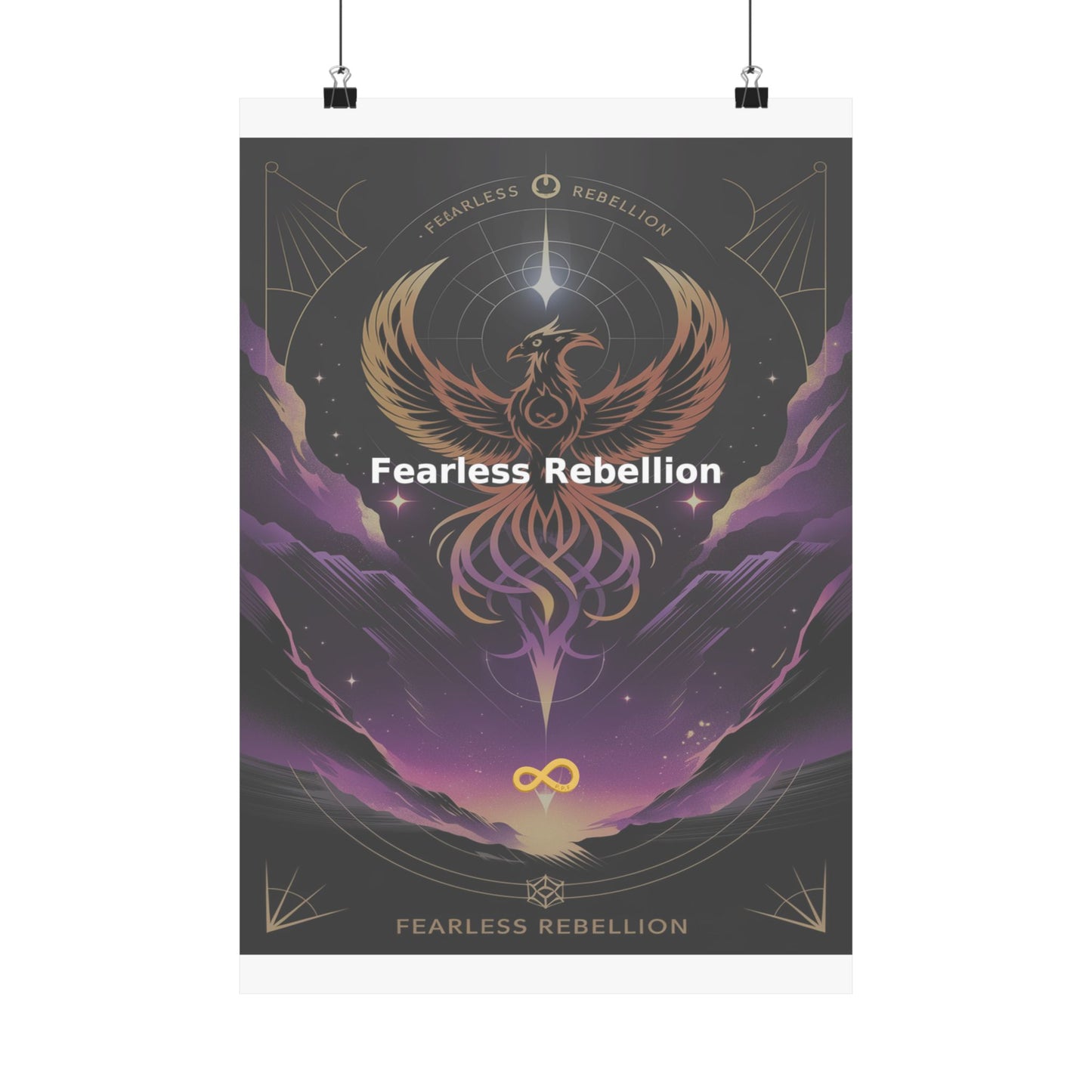 Fearless Rebellion - Matte Vertical Posters