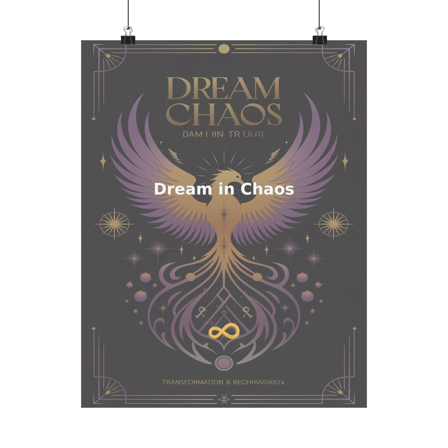 Dream in Chaos - Matte Vertical Posters