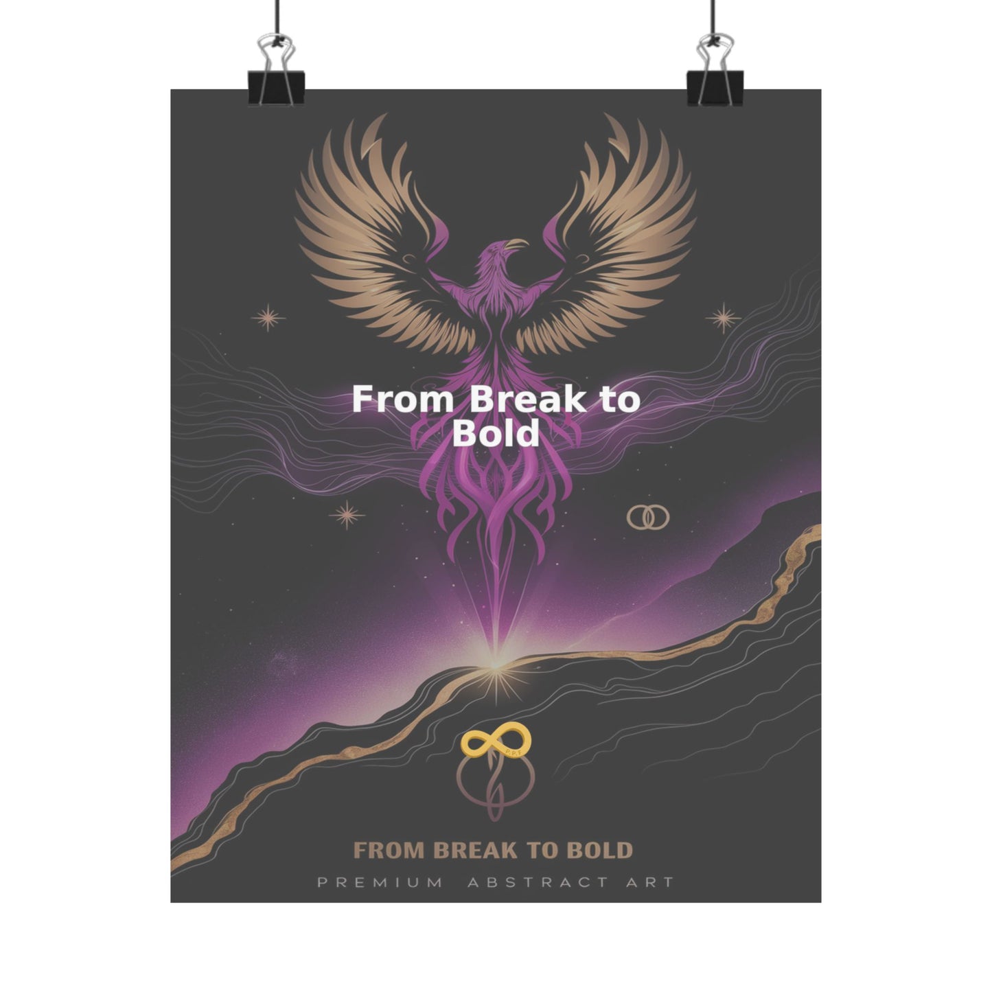 From Break to Bold - Matte Vertical Posters