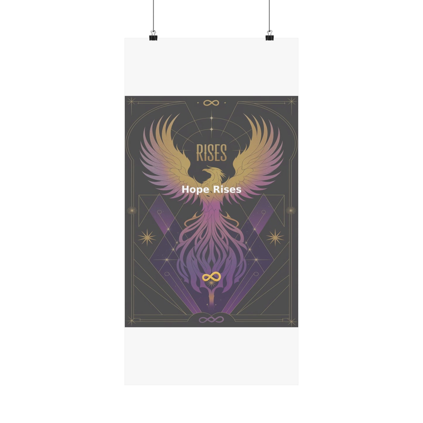 Hope Rises - Matte Vertical Posters