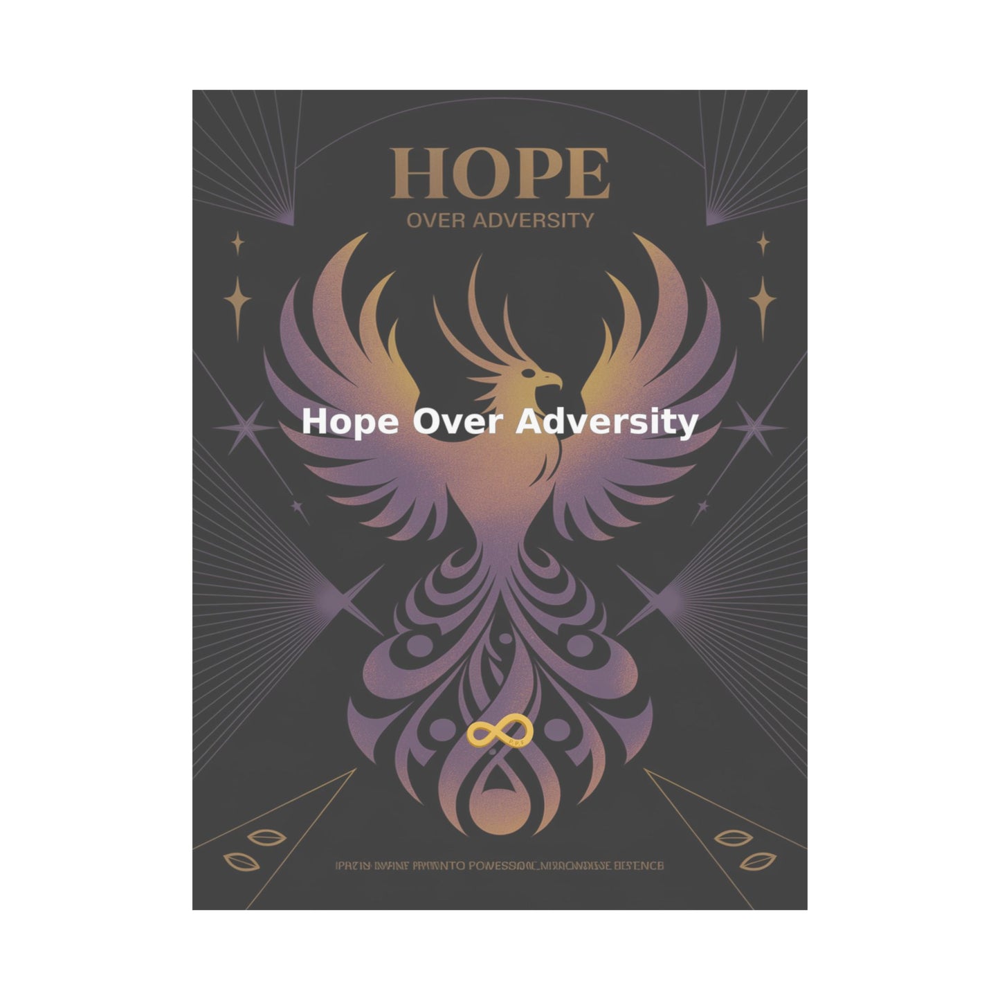 Hope Over Adversity - Matte Vertical Posters