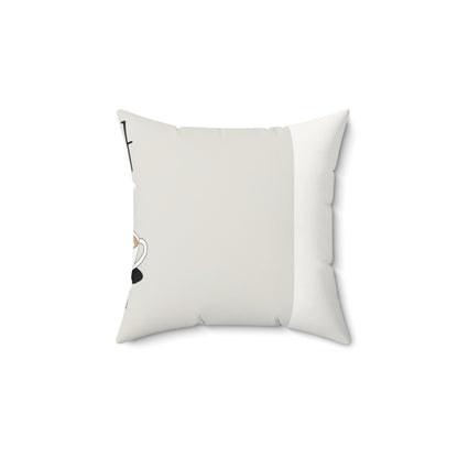 Korean Line - 진짜 (Jinjja) - Faux Suede Square Pillow