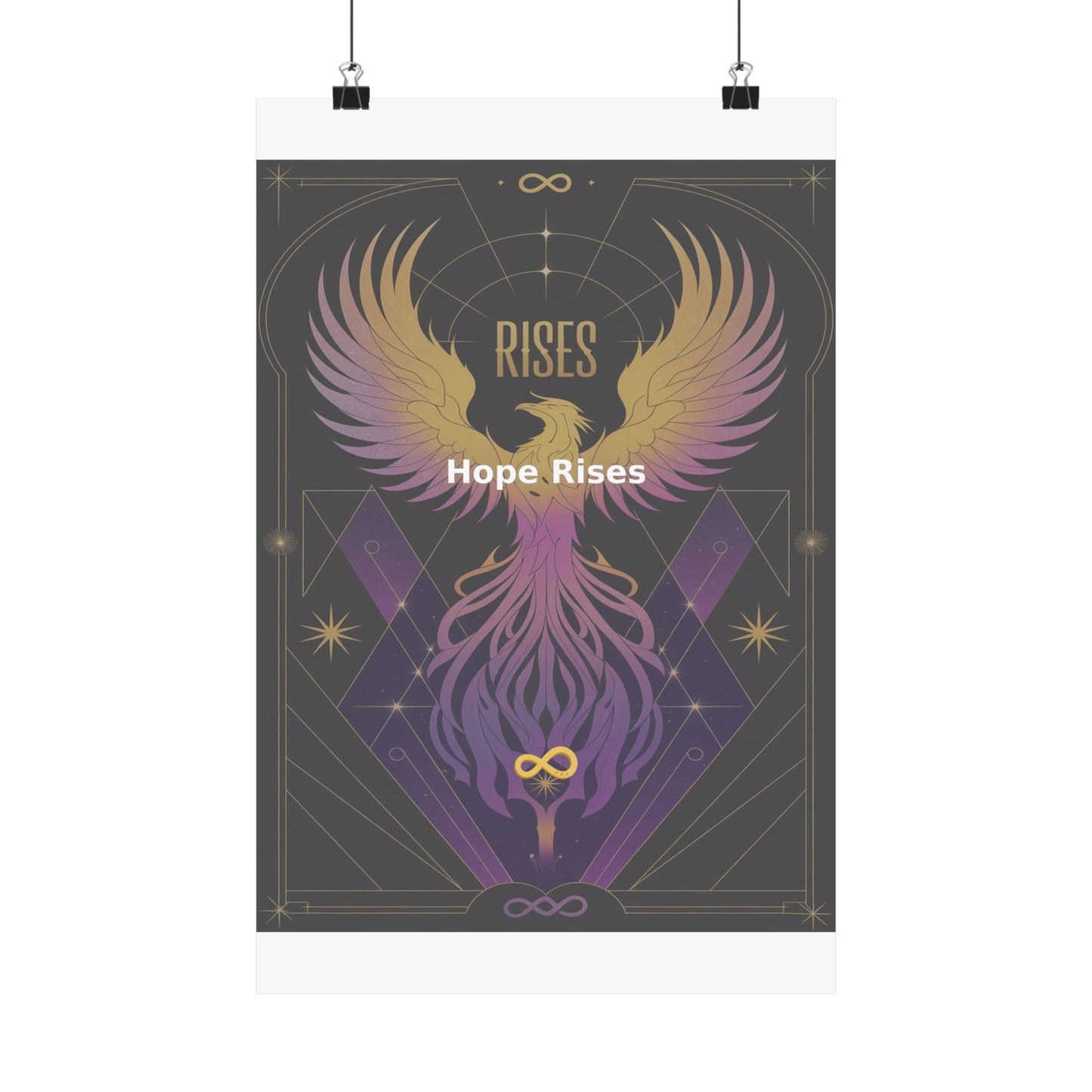 Hope Rises - Matte Vertical Posters