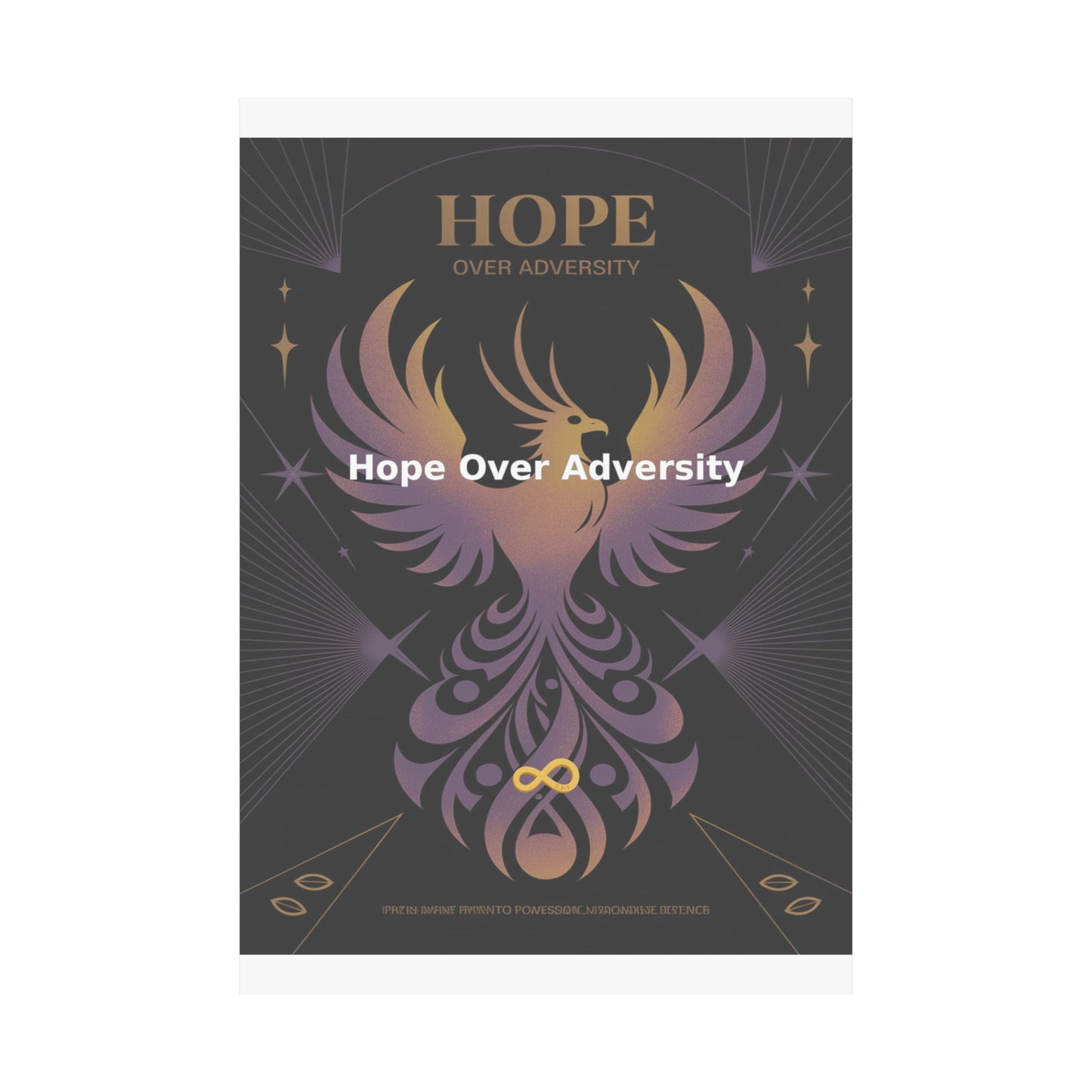 Hope Over Adversity - Matte Vertical Posters