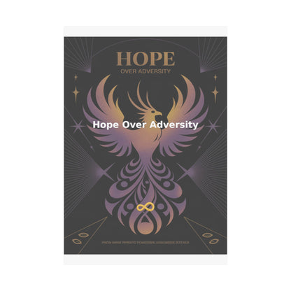 Hope Over Adversity - Matte Vertical Posters