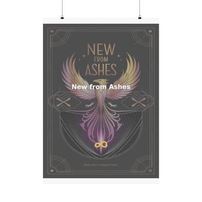 New from Ashes - Matte Vertical Posters