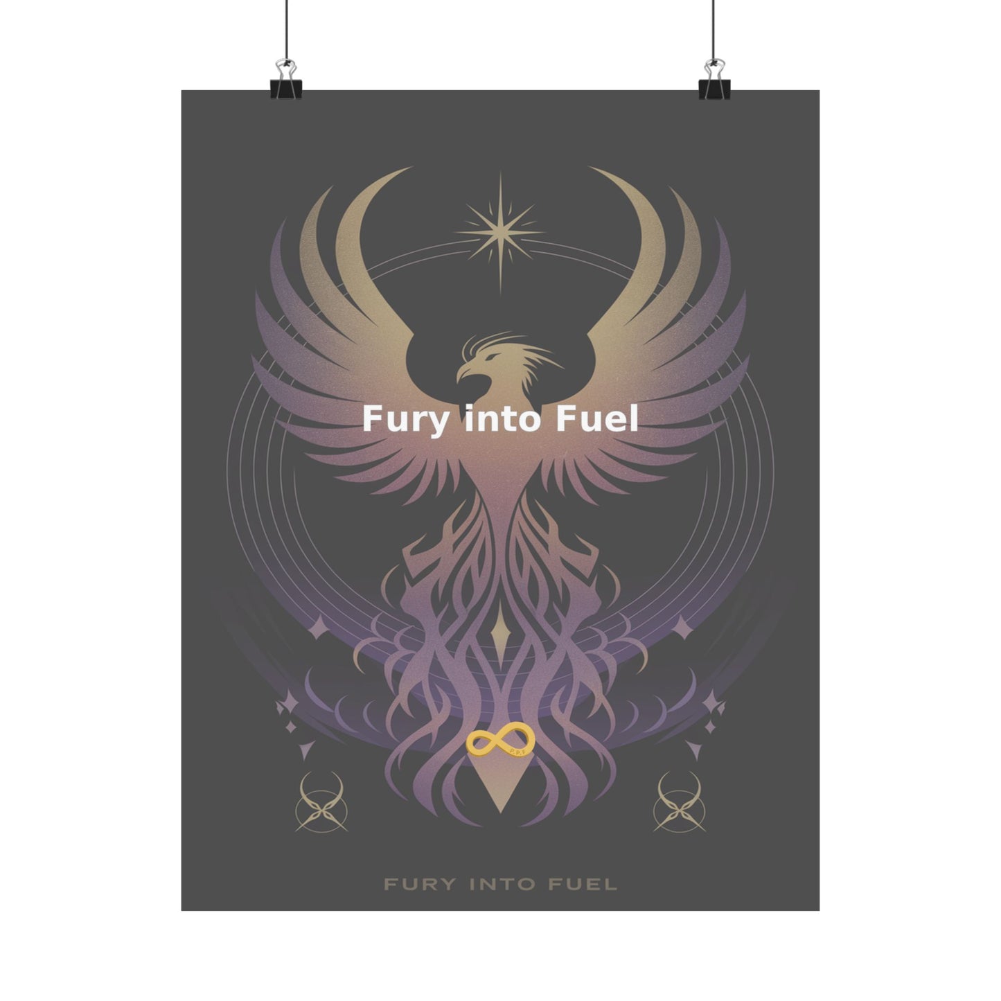 Fury into Fuel - Matte Vertical Posters