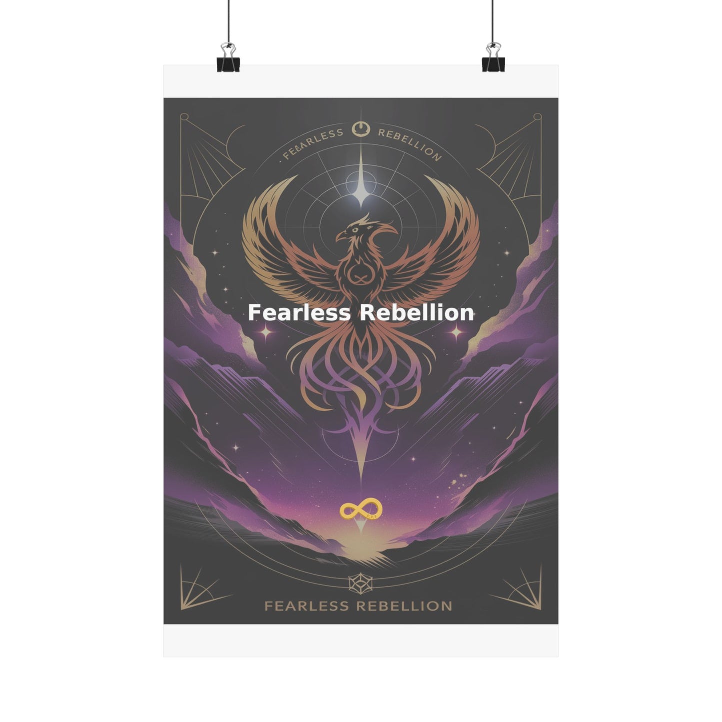 Fearless Rebellion - Matte Vertical Posters