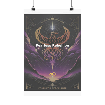 Fearless Rebellion - Matte Vertical Posters