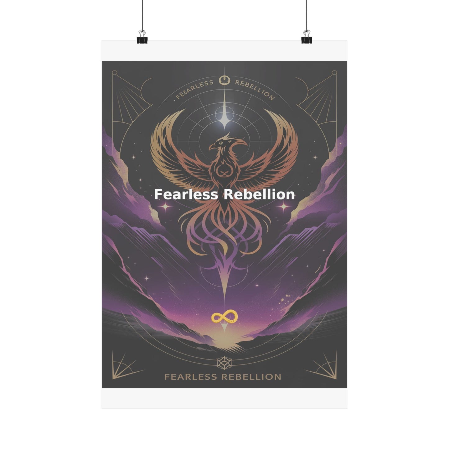 Fearless Rebellion - Matte Vertical Posters