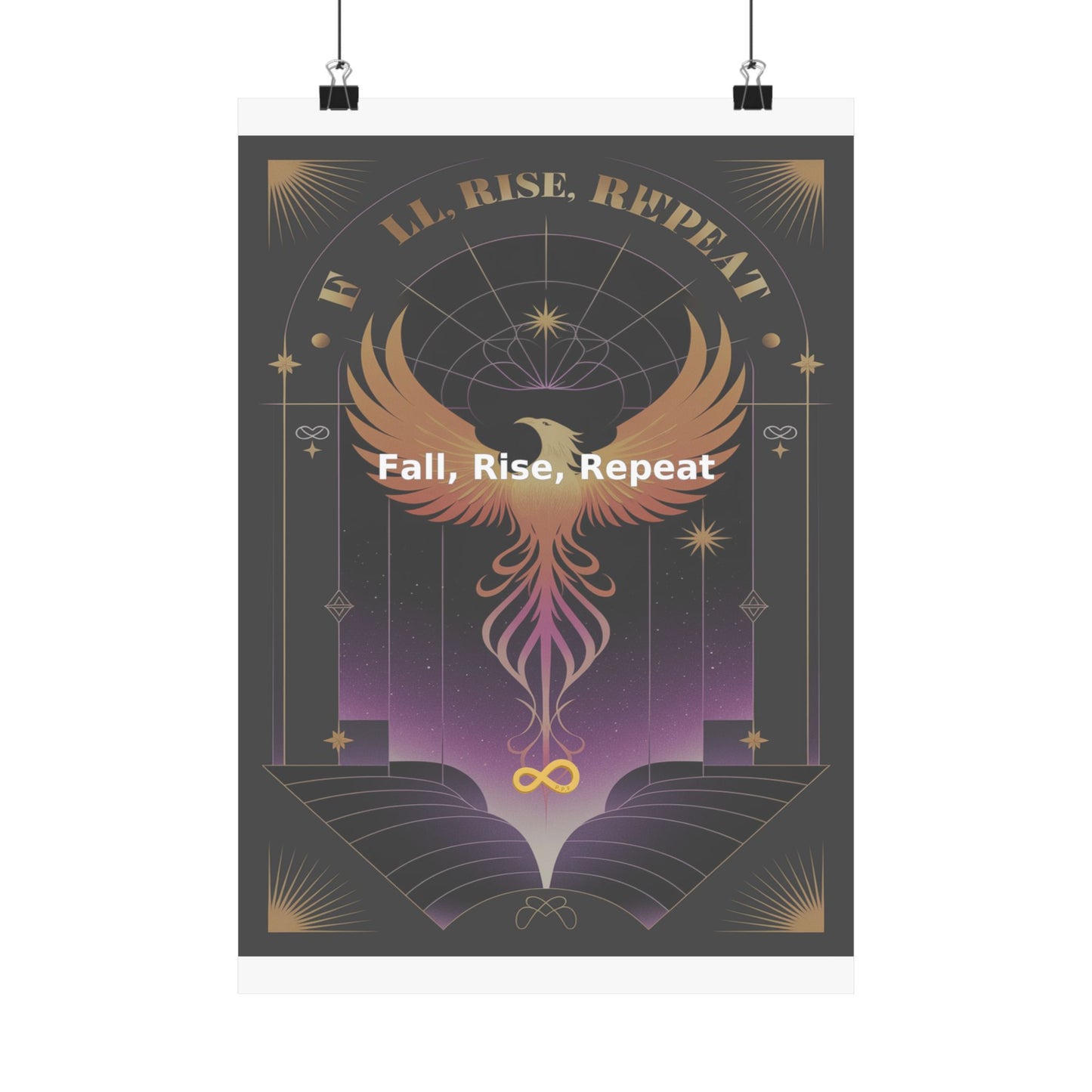 Fall, Rise, Repeat - Matte Vertical Posters