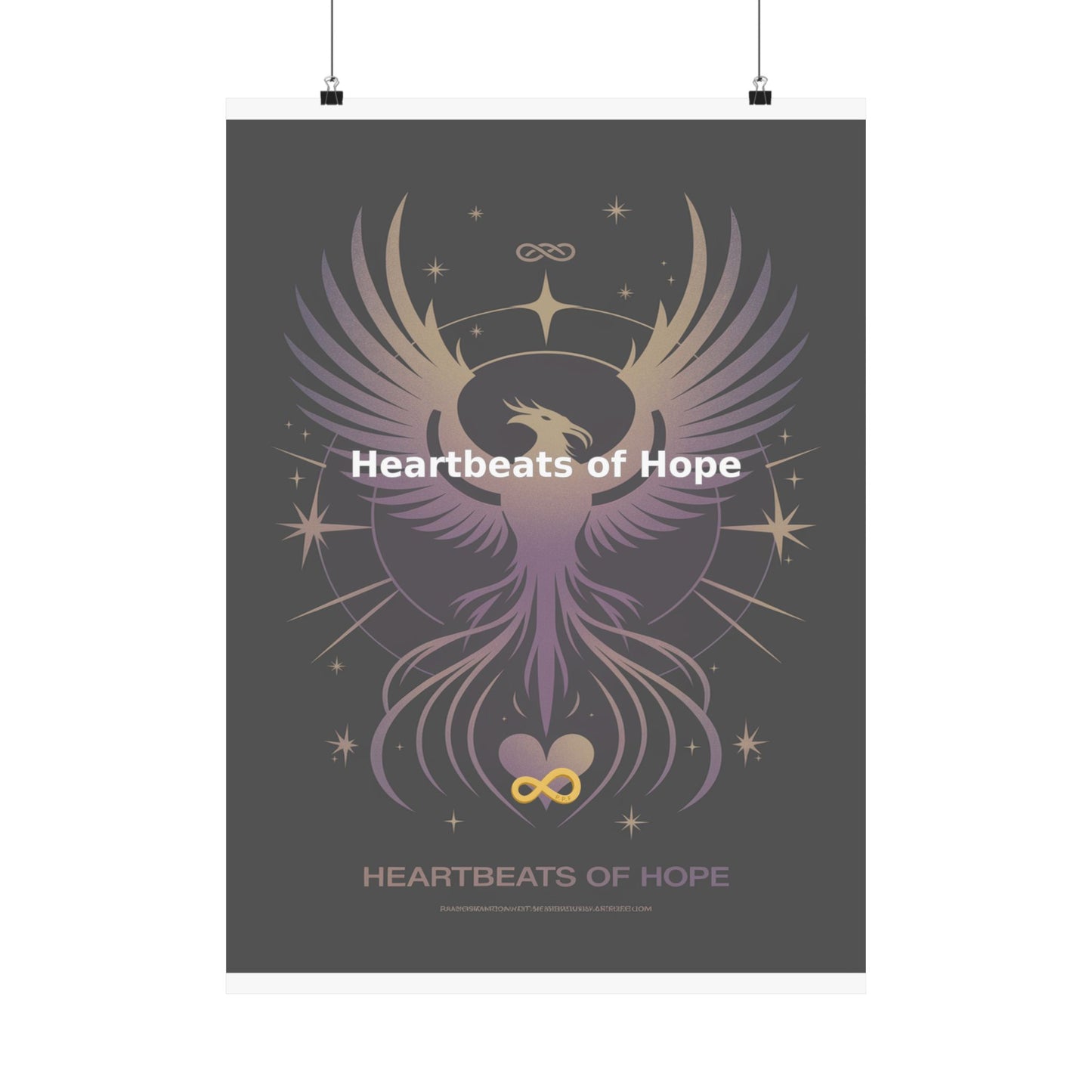 Heartbeats of Hope - Matte Vertical Posters