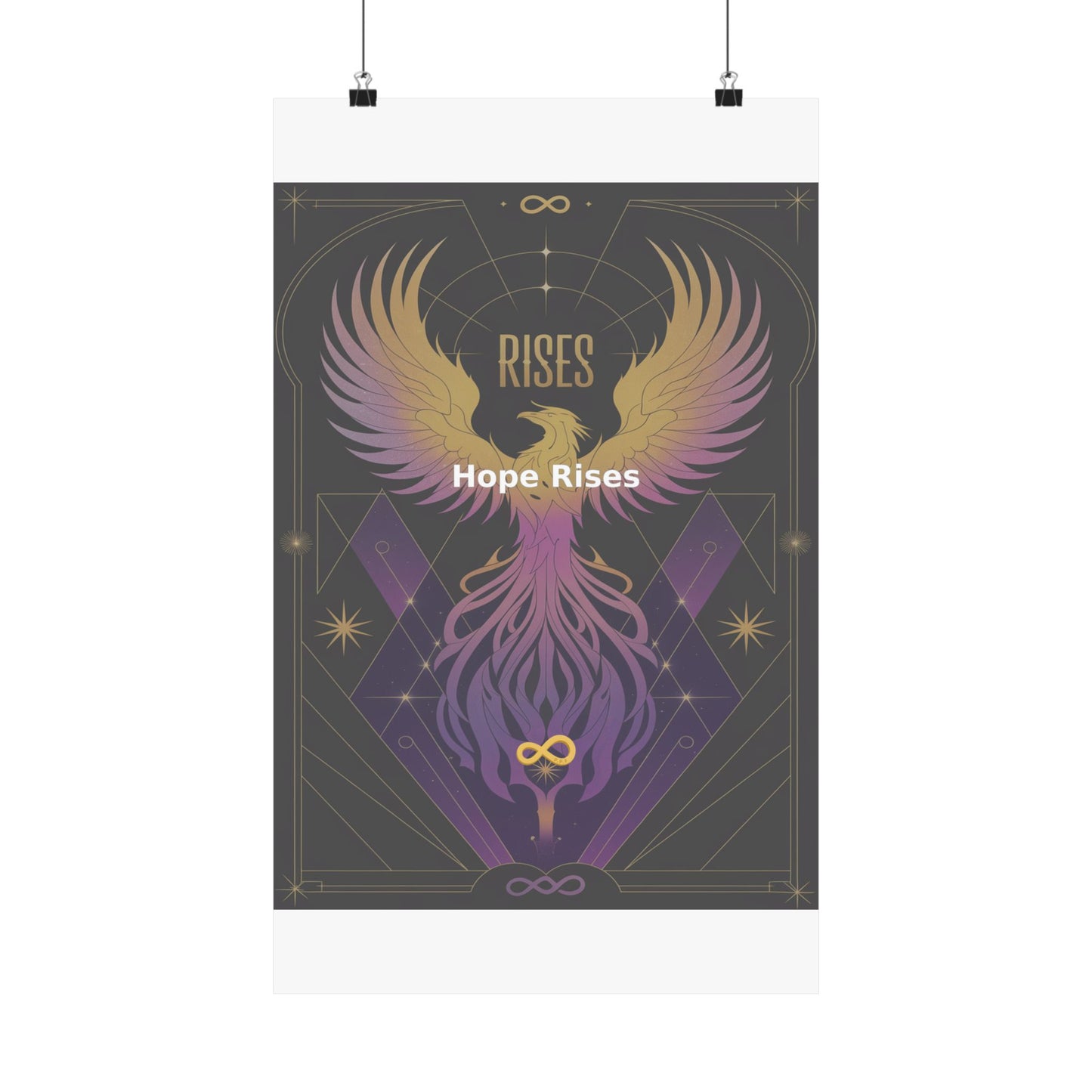 Hope Rises - Matte Vertical Posters