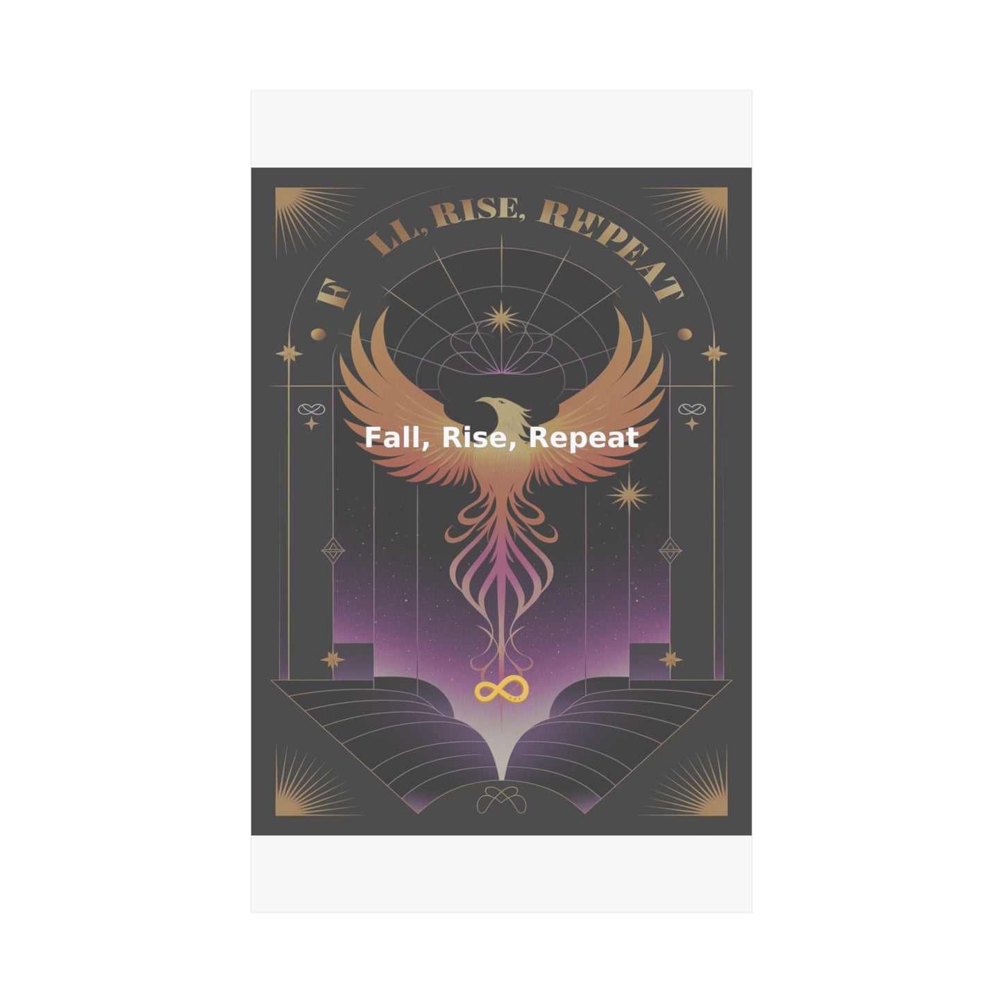 Fall, Rise, Repeat - Matte Vertical Posters