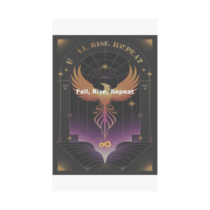 Fall, Rise, Repeat - Matte Vertical Posters