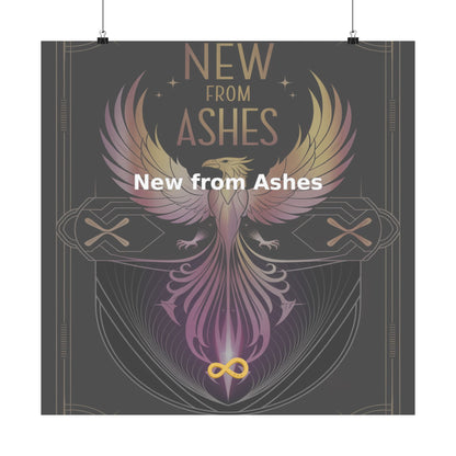 New from Ashes - Matte Vertical Posters
