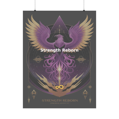 Strength Reborn - Matte Vertical Posters