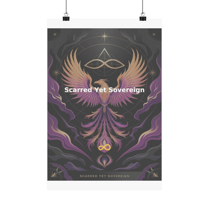 Scarred Yet Sovereign - Matte Vertical Posters
