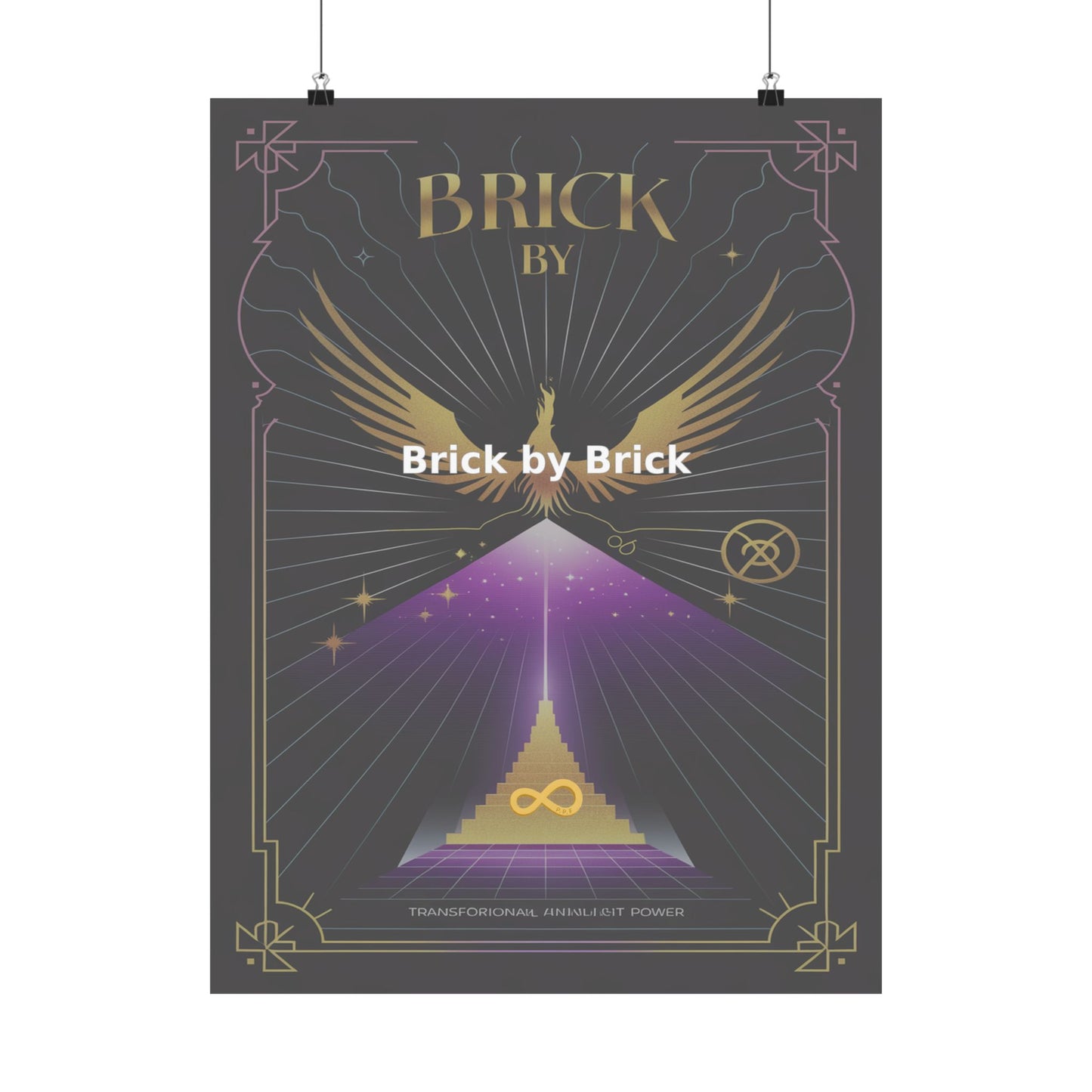 Brick by Brick - Matte Vertical Posters