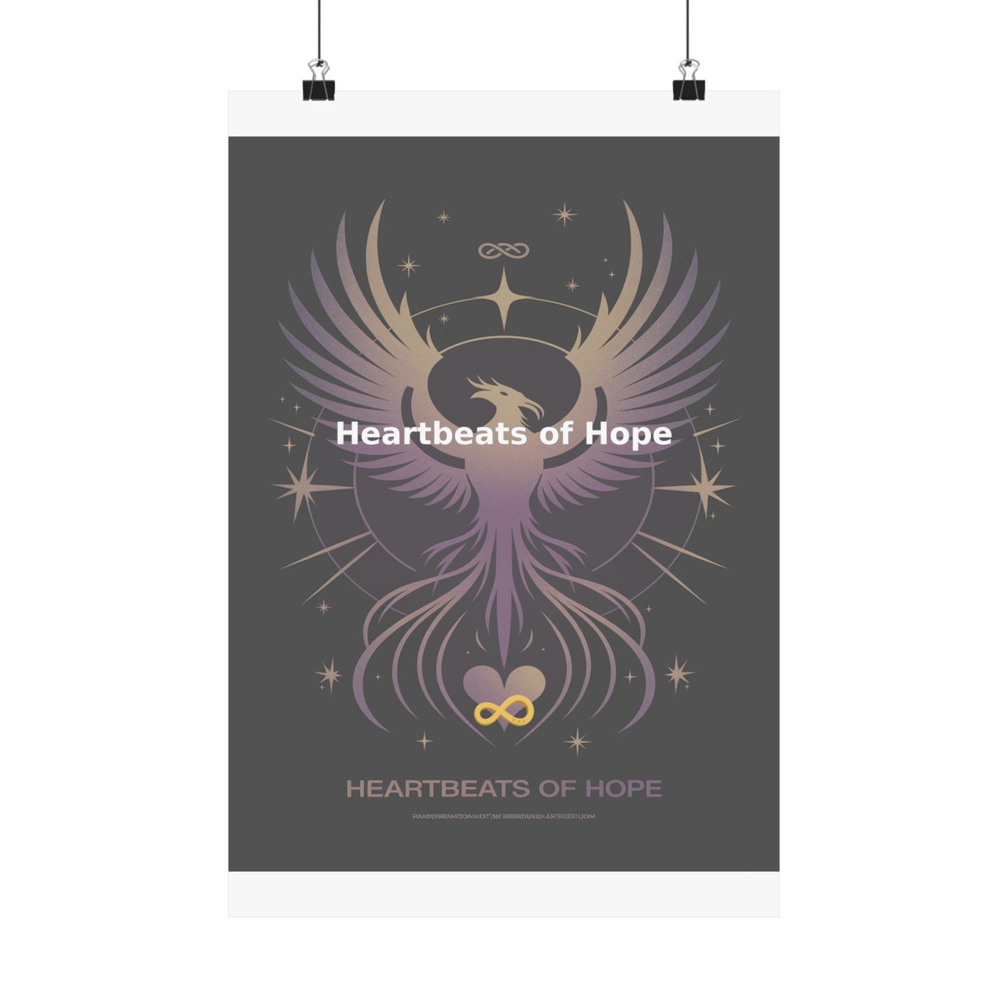 Heartbeats of Hope - Matte Vertical Posters
