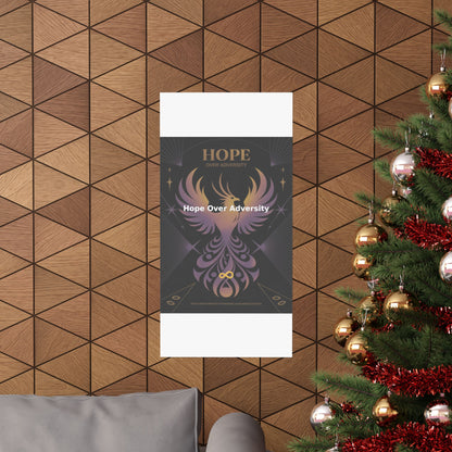 Hope Over Adversity - Matte Vertical Posters