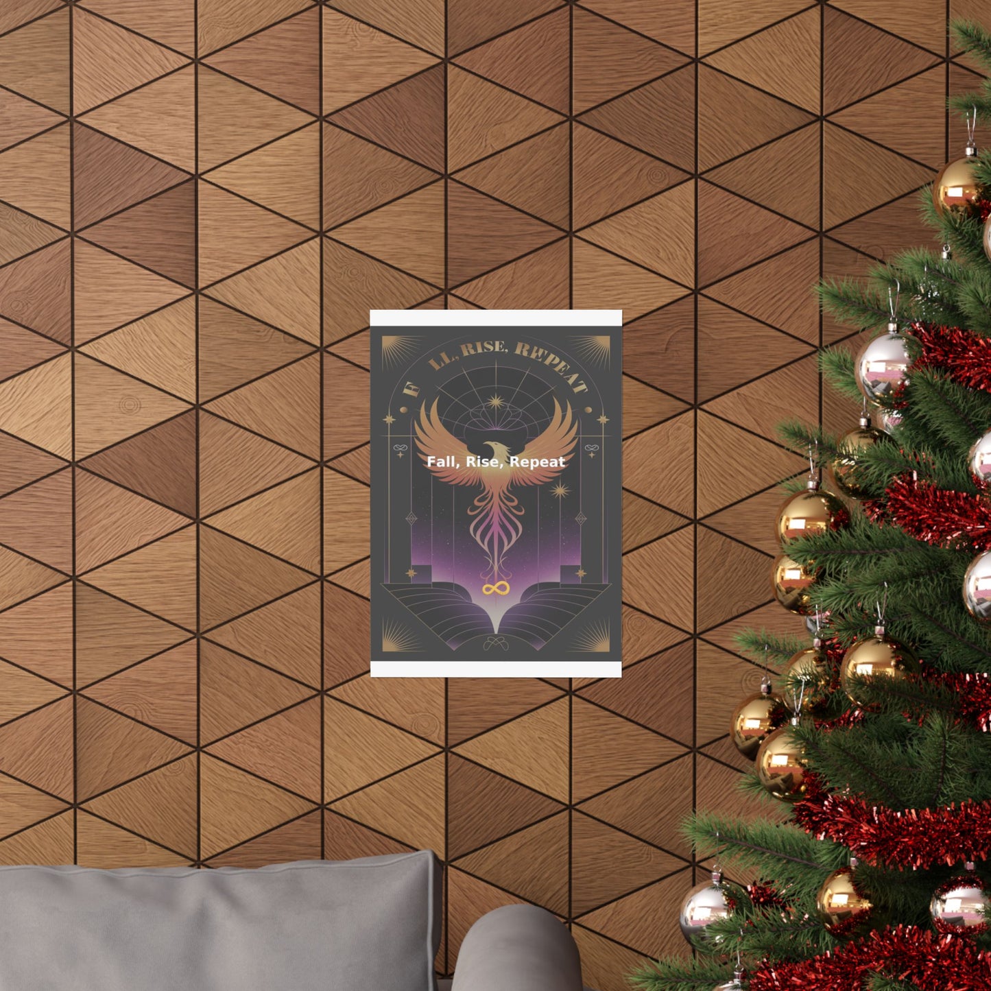 Fall, Rise, Repeat - Matte Vertical Posters