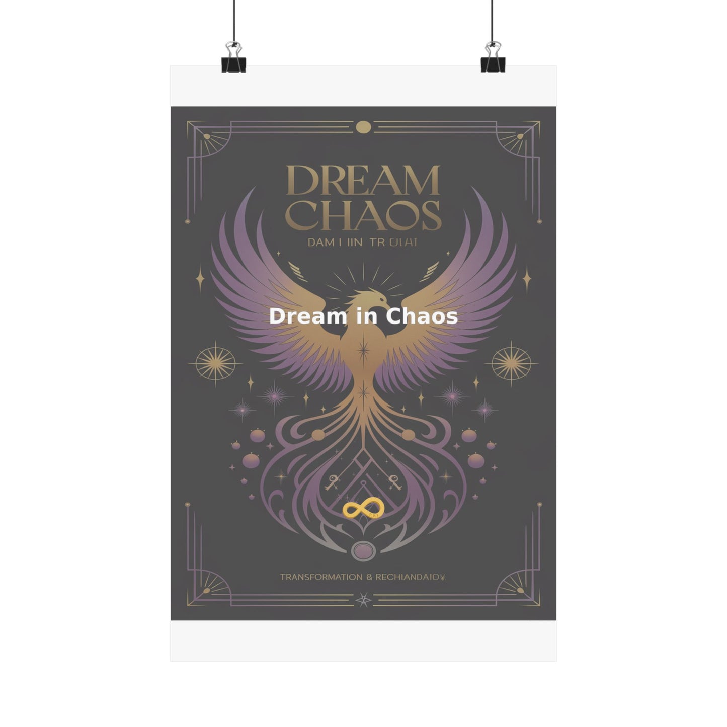Dream in Chaos - Matte Vertical Posters