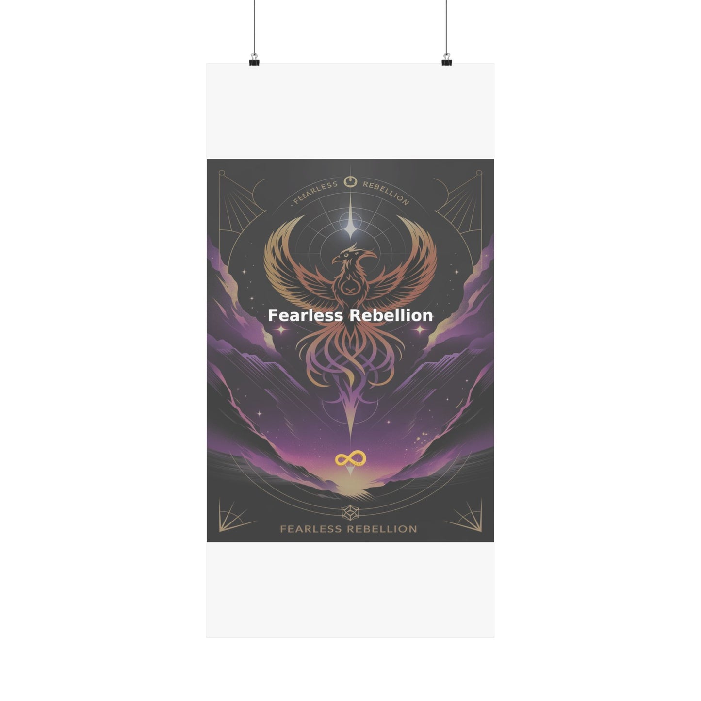 Fearless Rebellion - Matte Vertical Posters