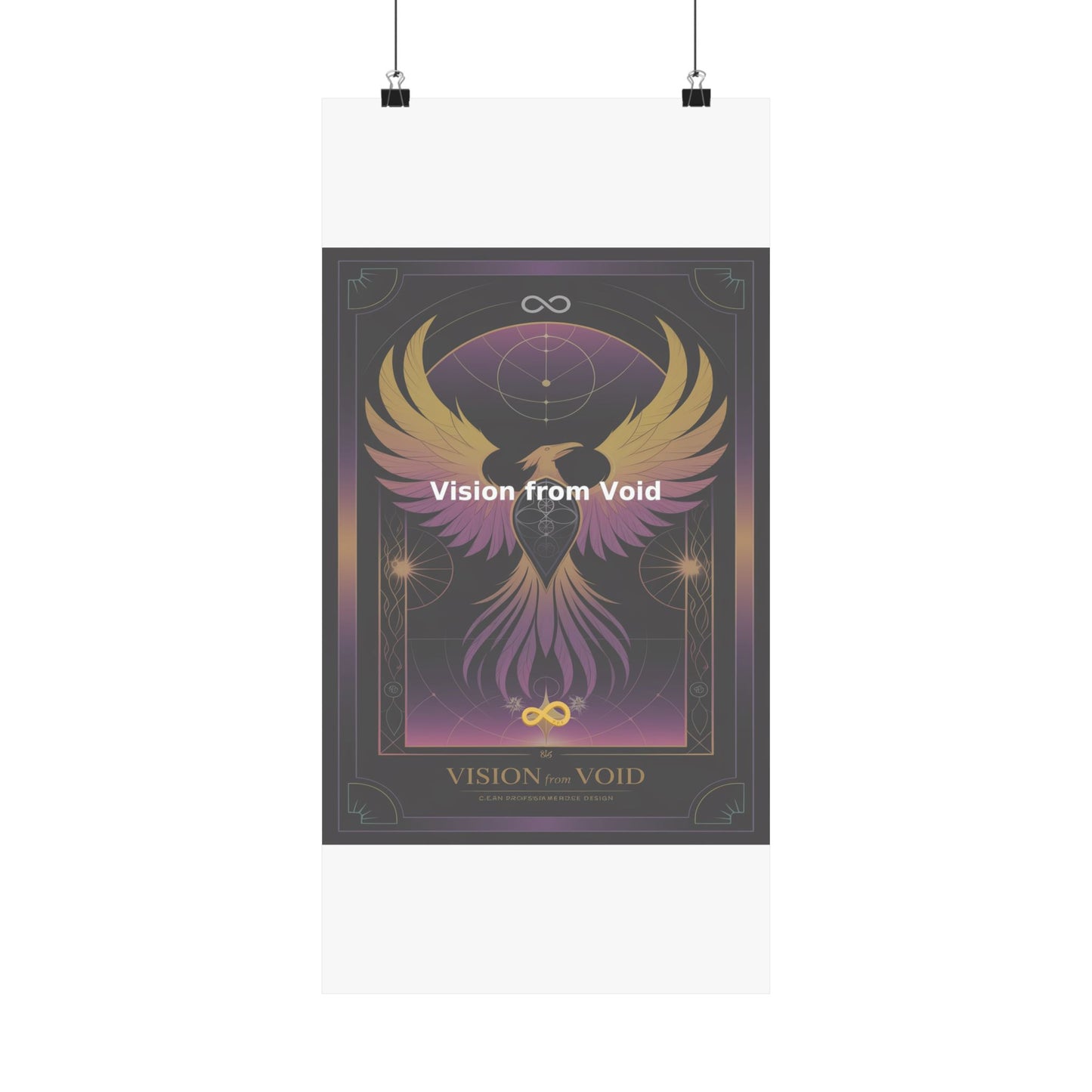 Vision from Void - Matte Vertical Posters
