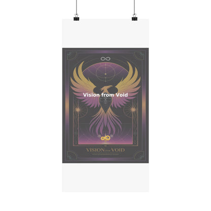 Vision from Void - Matte Vertical Posters