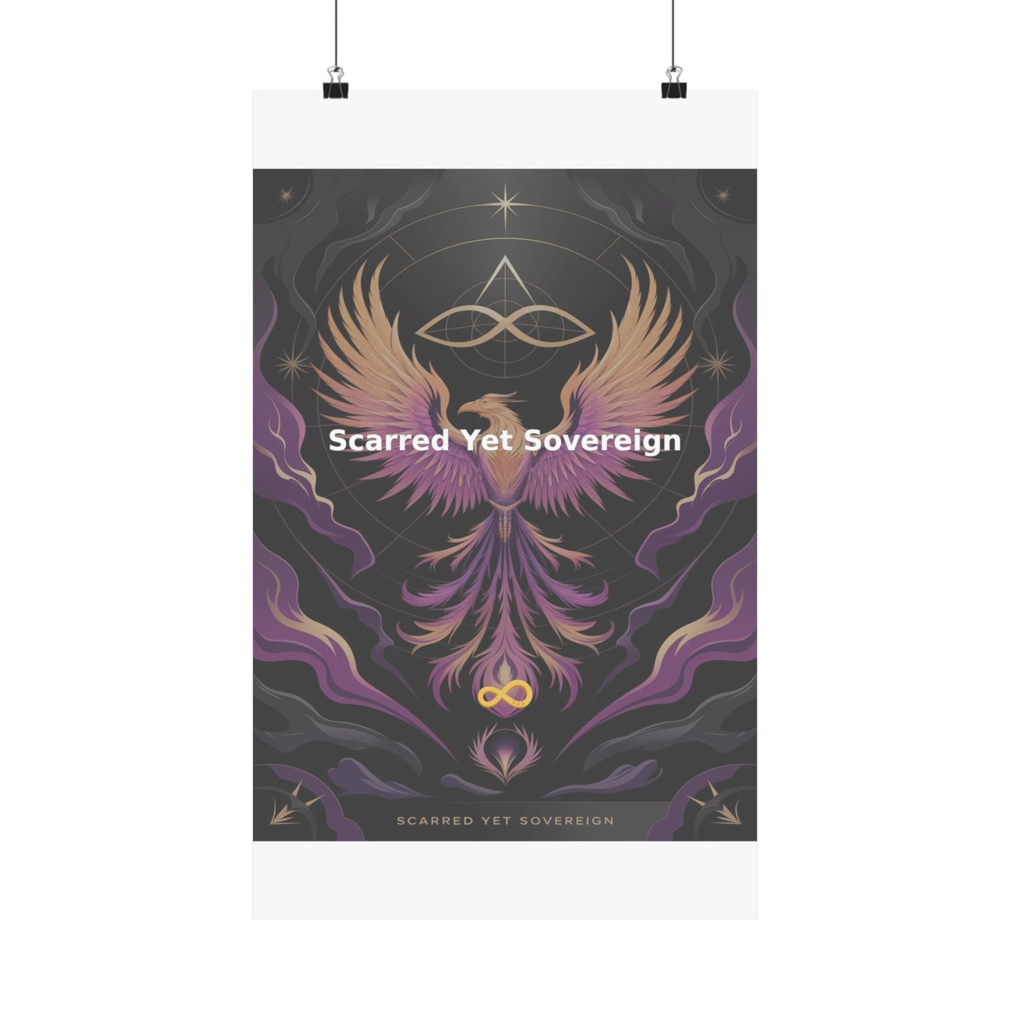 Scarred Yet Sovereign - Matte Vertical Posters