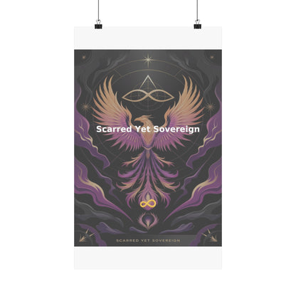 Scarred Yet Sovereign - Matte Vertical Posters